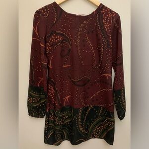 Abercrombie & Fitch Multicolor Paisley Dress